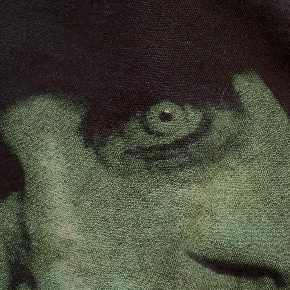 Marilyn Manson As the Wicked Witch 
Men's Black Graphic Tee with Green Design - Picture 5 of 5